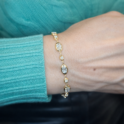 Yellow Gold Bracelet (Lab Grown) - Laura Milman New York