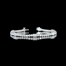 11.3 CT Radiant Lab Grown Diamond Tennis Bracelet in 28