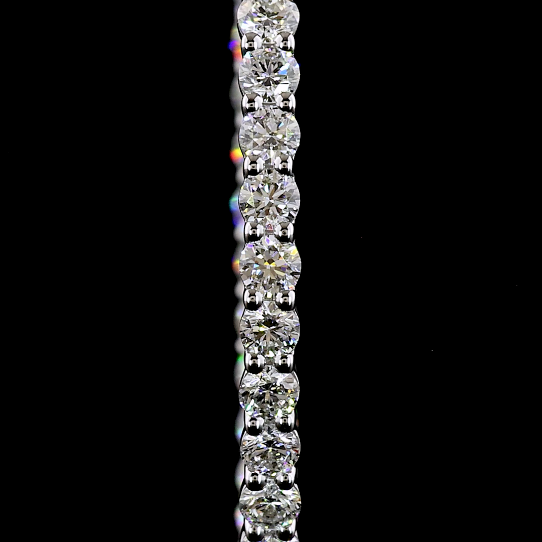 2.01 CT Round Lab Grown Diamond Hoop Earrings in Sterling Silver