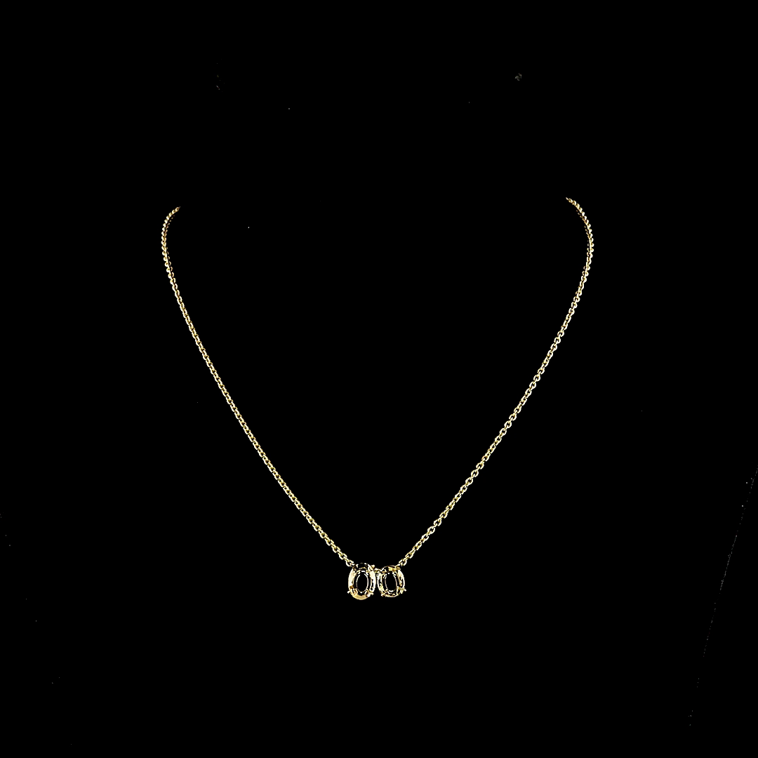 3.11 CT Cushion Brilliant Lab Grown Diamond Pendant in 14K Yellow Gold