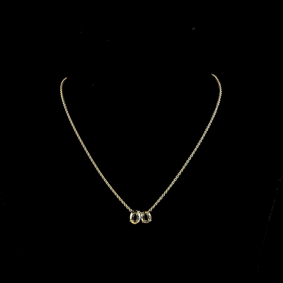 3.11 CT Cushion Brilliant Lab Grown Diamond Pendant in 14K Yellow Gold